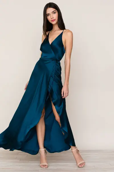RUSH HOUR SILK MAXI DRESS