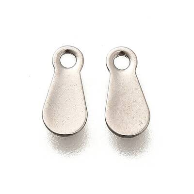 304 Stainless Steel Stamping Blank Tag Charms