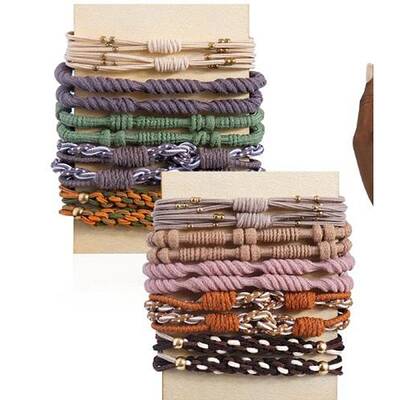 Bohemian Style Cloth Elastic Hair Ties