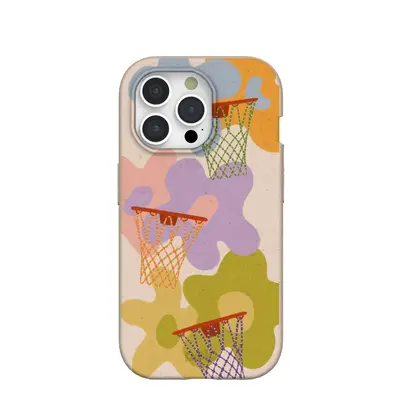 Seashell Flower Baskets iPhone 15 Pro Case