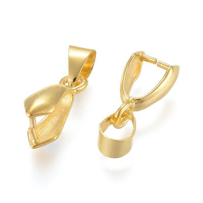Brass Ice Pick Pinch Bails