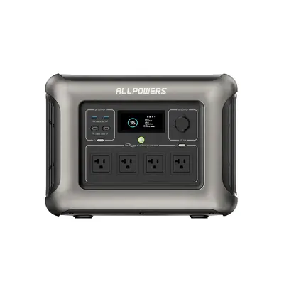 ALLPOWERS R1500 Portable Power Station Home Backup 1800W 1152Wh LiFeP04 Battery R1500