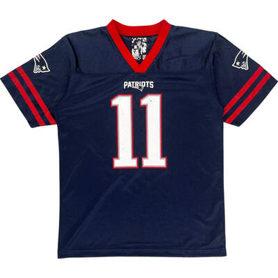 Age 14 Patriots Number 11 NFL Jersey - XL - Navy Polyester