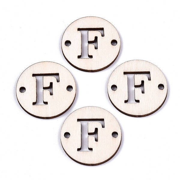 Unfinished Natural Poplar Wood Links Connectors