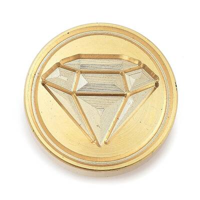 Golden Tone Wax Seal Brass Stamp Heads