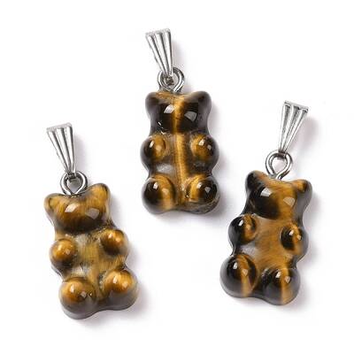 Natural Tiger Eye Pendants