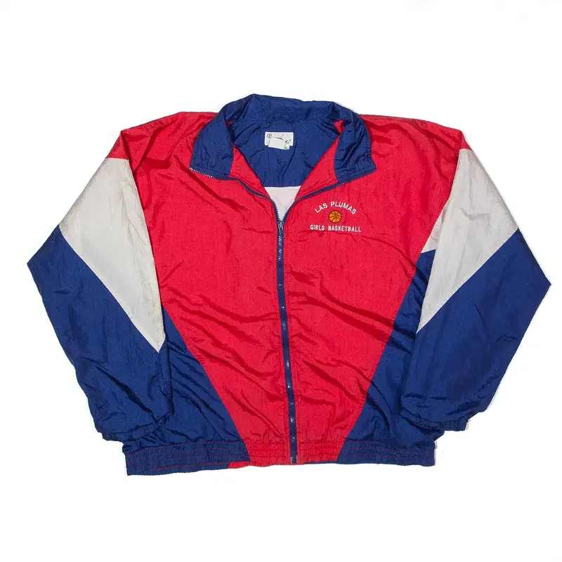 TONIX Las Plumas Girls Basketball Red Shell Jacket L