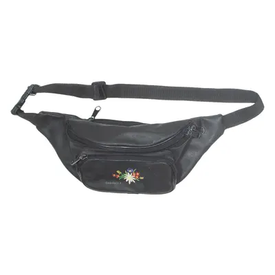 Womens Bum Bag Black Floral