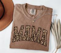 Comfort Colors Leopard Print Mama Shirt Gift for Mom, Retro Mom Tee, Mother's Day Gift, Vintage Cheetah Mama Tshirt, Varsity ...