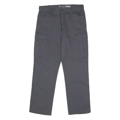 CARHARTT Cargo Workwear Mens Canvas Trousers Grey Relaxed Straight W33 L30