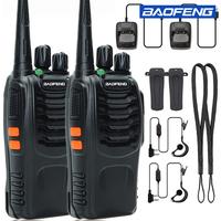 Baofeng Walkie Talkies 888S Rechargeable Long Range with Earpieces for Adults, 16 Channel Professional Radio Handheld Two Way...