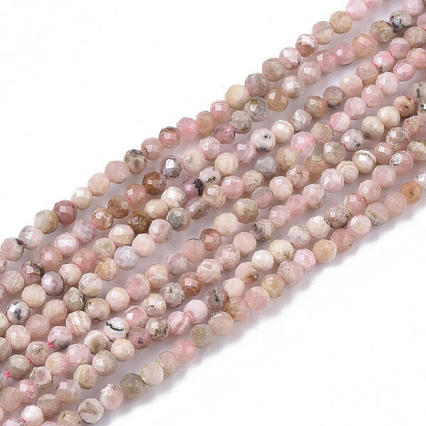 Natural Rhodochrosite Beads Strands