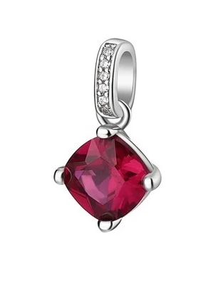 Brosway Fancy Passion Ruby Red Zircon Silver Pendant FPR17