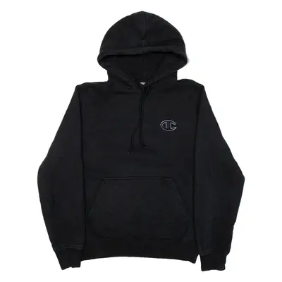 CHAMPION Mens Black Hoodie M