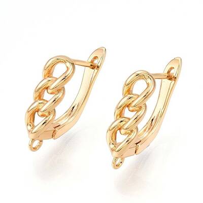 Brass Hoop Earring Finding