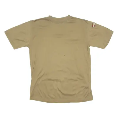 Switzerland Mens T-Shirt Green Crew Neck L