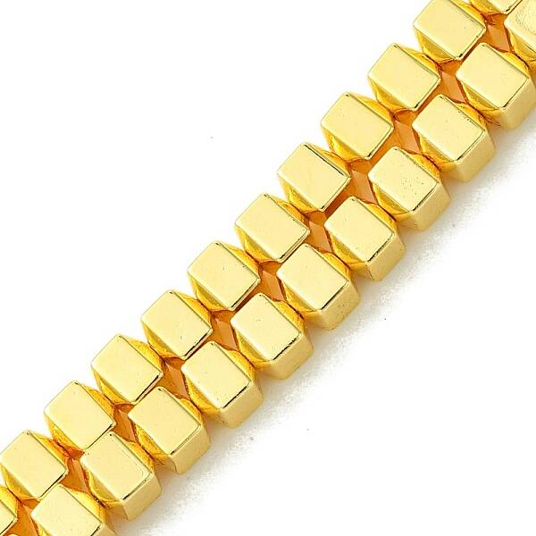 Electroplated Synthetic Non-Magnetic Hematite Beads Strands