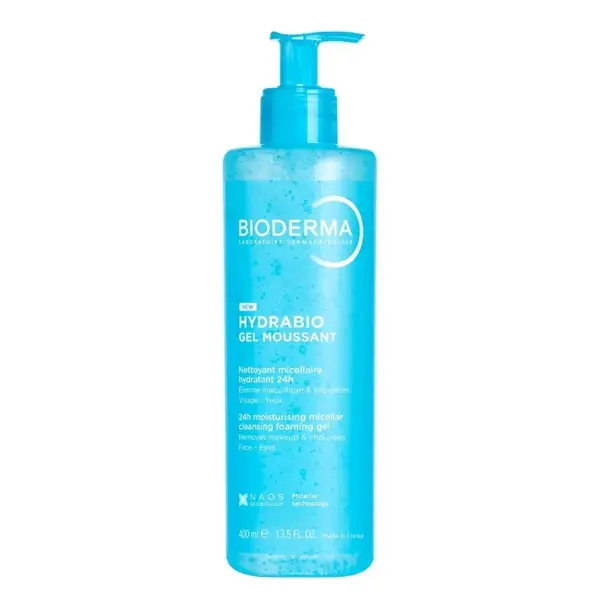 Bioderma Hydrabio Gel Moussant Gel Micellare Detergente Schiumogeno 400ml