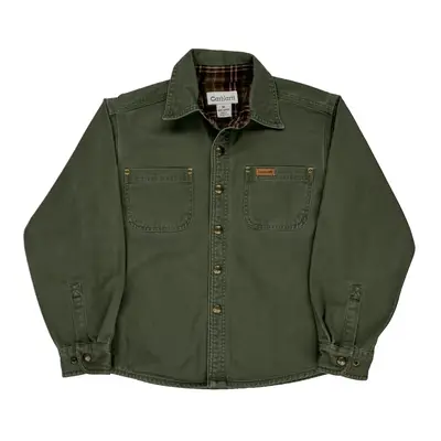 Age 8 Carhartt Overshirt - Medium Green Cotton