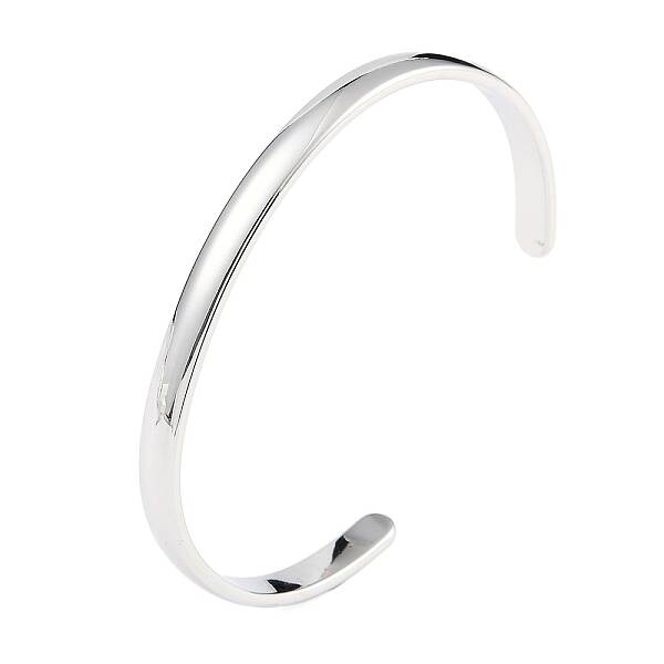 Non-Tarnish 304 Stainless Steel Open Cuff Plain Bangles