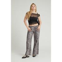 Pacsun Women's Casey Leopard Low Rise Baggy Jeans