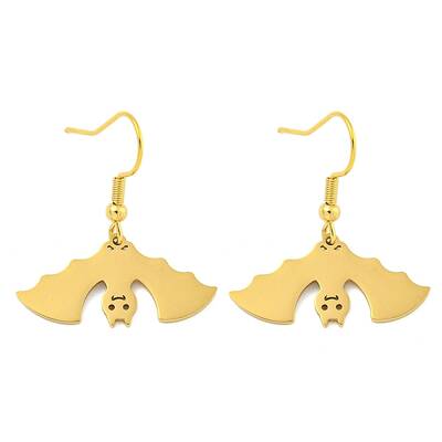 Halloween Theme 304 Stainless Steel Dangle Earrings for Women