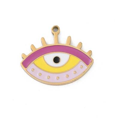 304 Stainless Steel Enamel Pendants