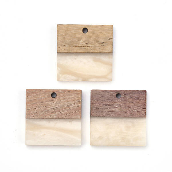 Resin & Wood Pendants