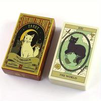 Cat Themed Tarot Card Game, 1 Box Creative Tarot Card Game, Fun Deck Card Game for Family Gatherings, Party, Friends Gather...