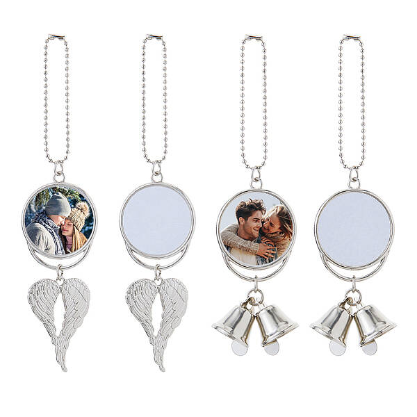 4 Sets 2 Styles DIY Pendant Decotation Making Kits