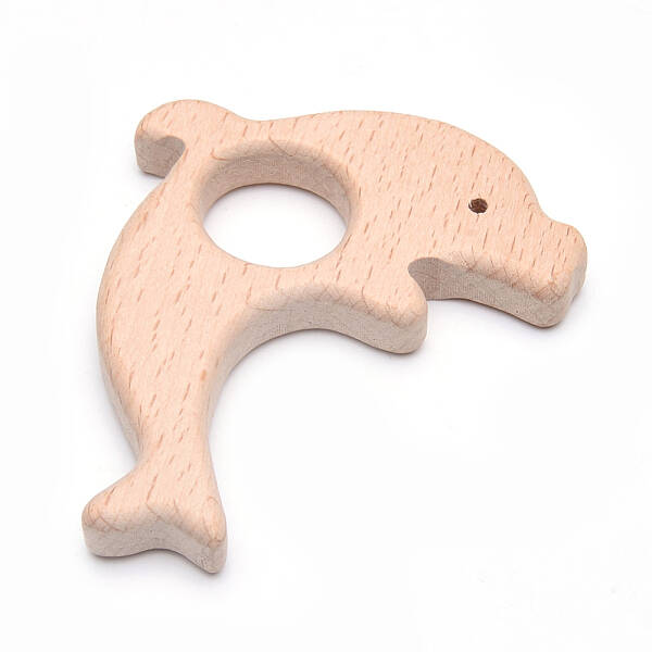 Undyed Beech Wood Big Pendants