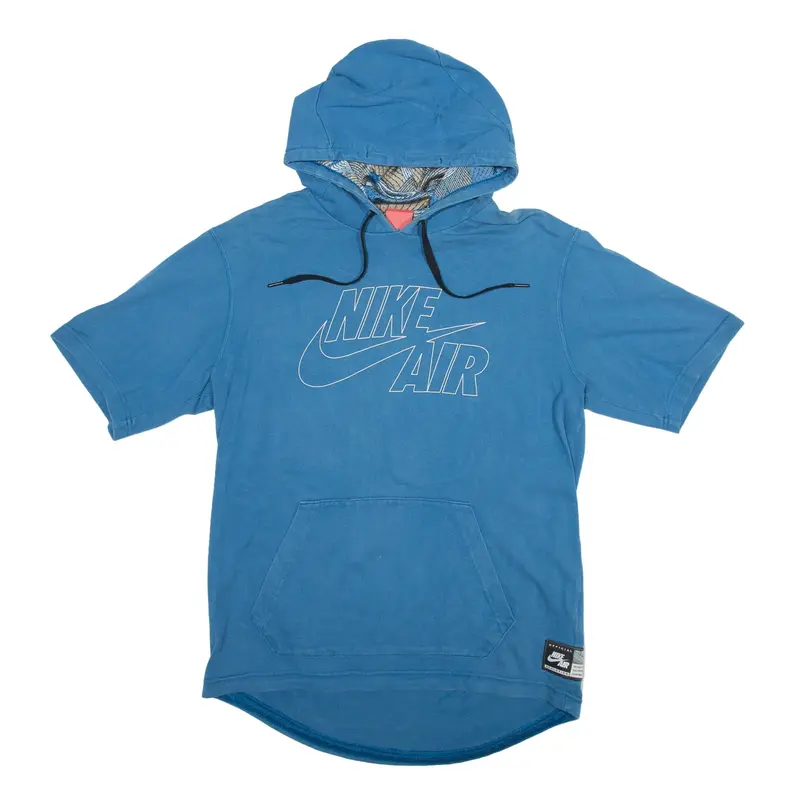 NIKE AIR Hoodie Blue Pullover Womens M