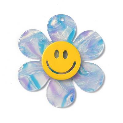 Two Tone Acrylic Big Pendants