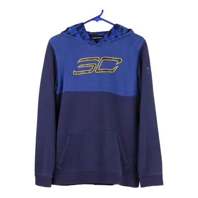 Age 15-16 Under Armour Sweatshirt - XL Blue Polyester