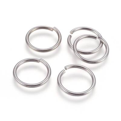 Tarnish Resistant 304 Stainless Steel Open Jump Rings