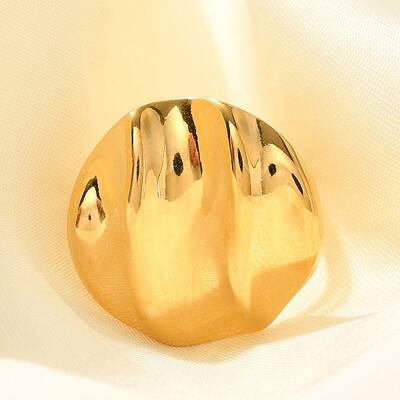 304 Stainless Steel Open Cuff Rings for Women
