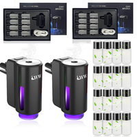 LWW Car Air Freshener Upgraded Set, France Essential Oil, Three Adjustable Intensity Levels, Home, Travel