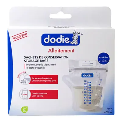 Dodie 20 Breast Milk Storage Sachets 270ml