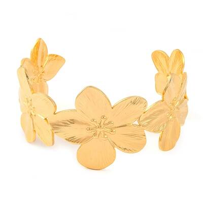 304 Stainless Steel Open Cuff Bangles for Women