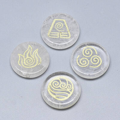 Synthetic Quartz Crystal Cabochons