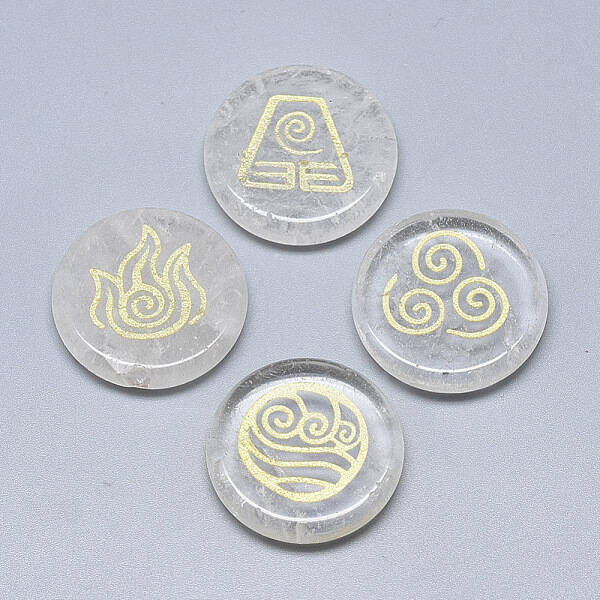 Synthetic Quartz Crystal Cabochons