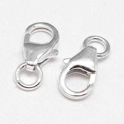 925 Sterling Silver Lobster Claw Clasps