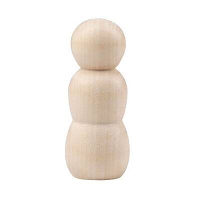 Unfinished Wooden Peg Dolls
