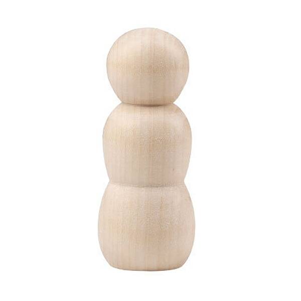 Unfinished Wooden Peg Dolls