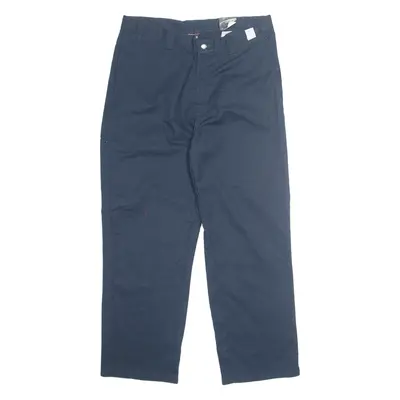 DICKIES Workwear Mens Trousers Blue Loose Straight W36 L29