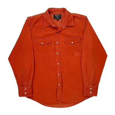 Atakoka Bay Shirt - Large Orange Cotton