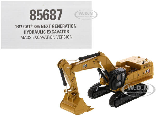 CAT Caterpillar 395 Next-Generation Hydraulic Excavator (Mass Excavation Version) Yellow \