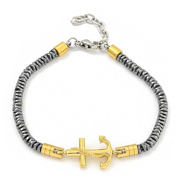 Synthetic Non-magnetic Hematite Beaded Bracelets