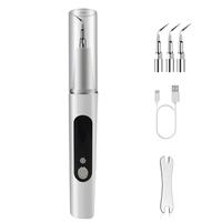Oral Plaque/Tartar Remover for Teeth, Dental Calculus Remover Teeth Cleaning Kit with LED Light & 5 Adjustable Modes Recharge...