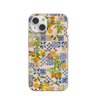 Seashell Amalfi Fruits iPhone 14/16e Case